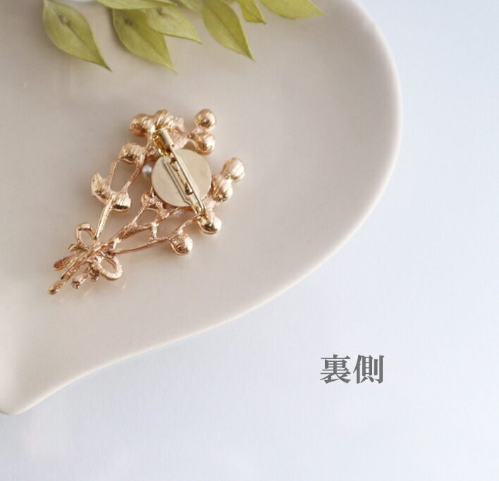 楽天市場】2Way フラワー ブーケ ブローチ フォーマル ネックレス