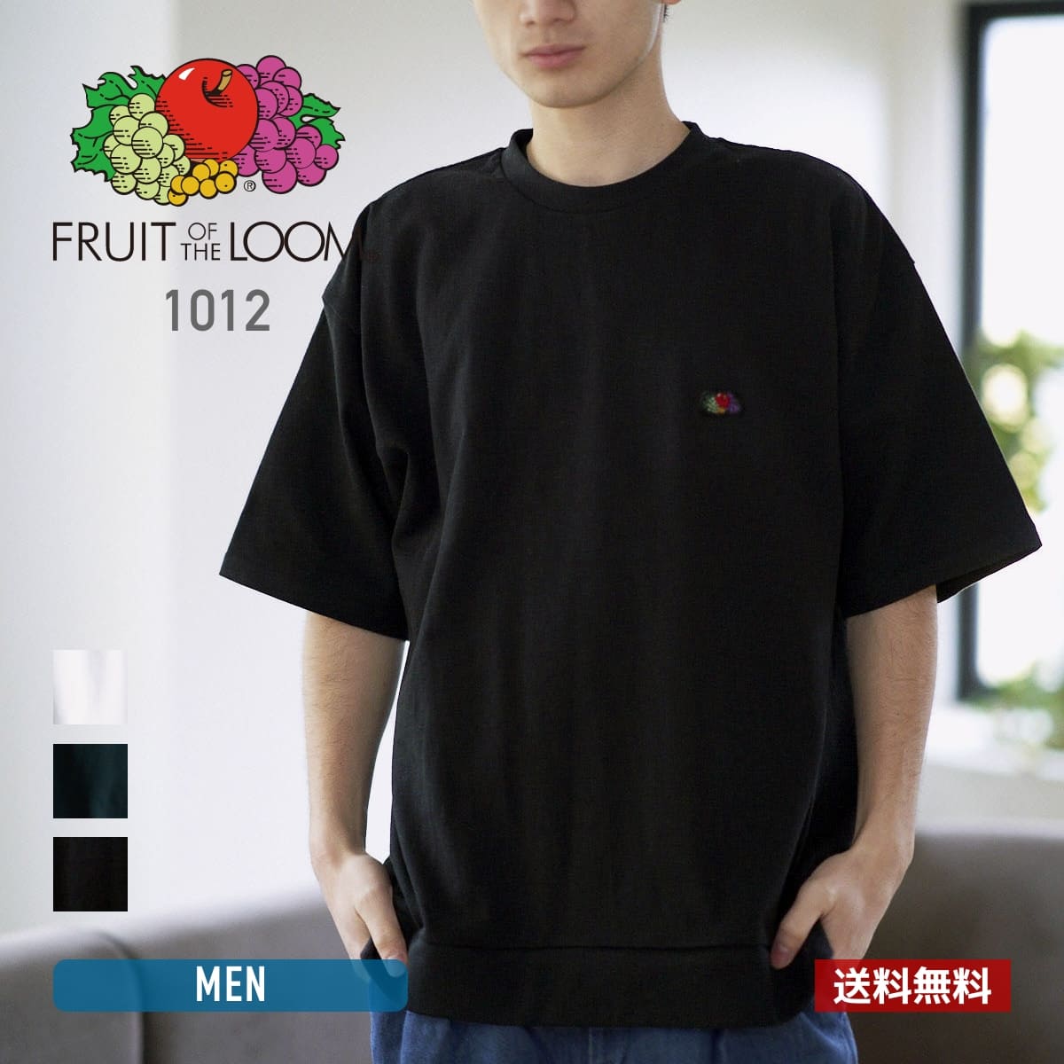 FC限定 復刻 FRUITS ZIPPER 定番Tシャツ ブラック XL Tシャツ