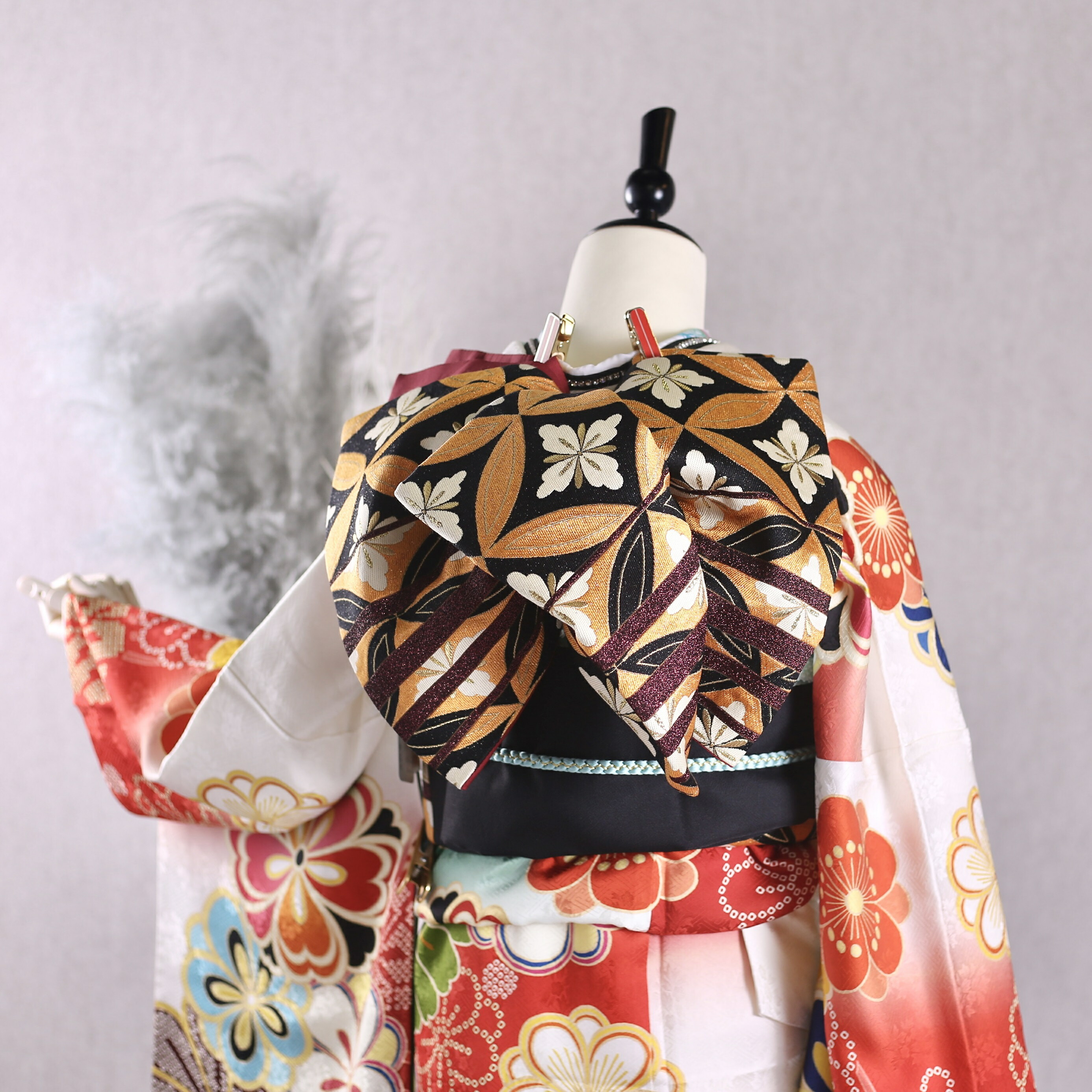 楽天市場】【中古】振袖 7点フルセット M〜Lサイズ 振袖セット 振袖