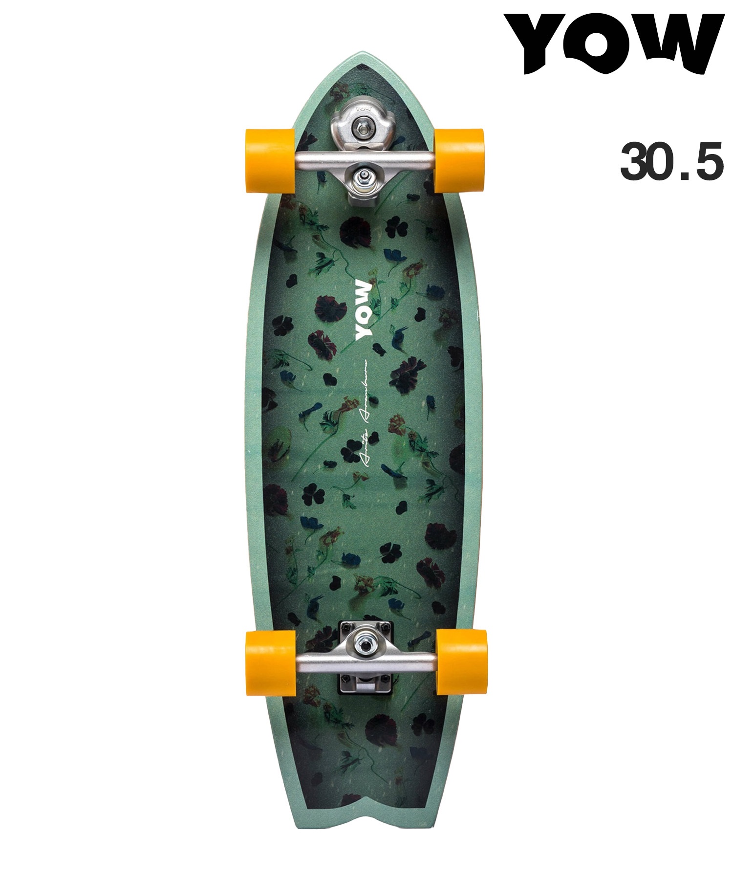 YOW ヤウ ロング スケートボード コンプリート 30.5inch ARITZ