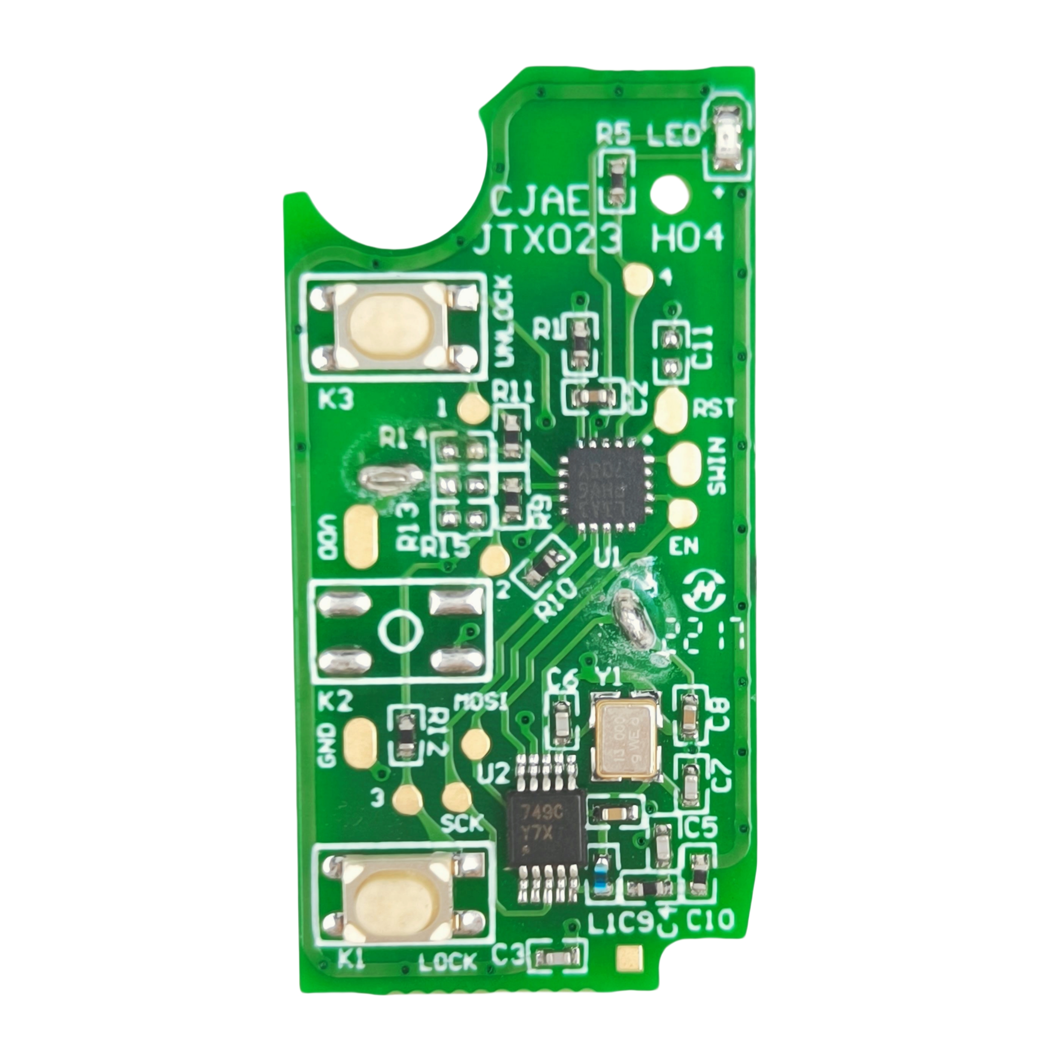 Algernon-keys Original Remote Smart Key 3 Button for Zxauto