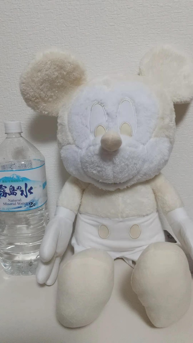 コストコ ミッキーマウス ぬいぐるみ 大きい ホワイト 100サイズ