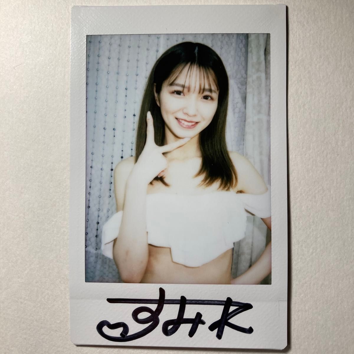 松下玲緒菜 直筆サイン入りチェキ FLASH 松下玲緒菜 直筆サイン入り