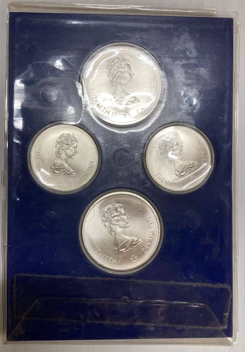 記念銀貨】モントリオールオリンピック記念銀貨 4枚セット(5ドル2枚+10ドル