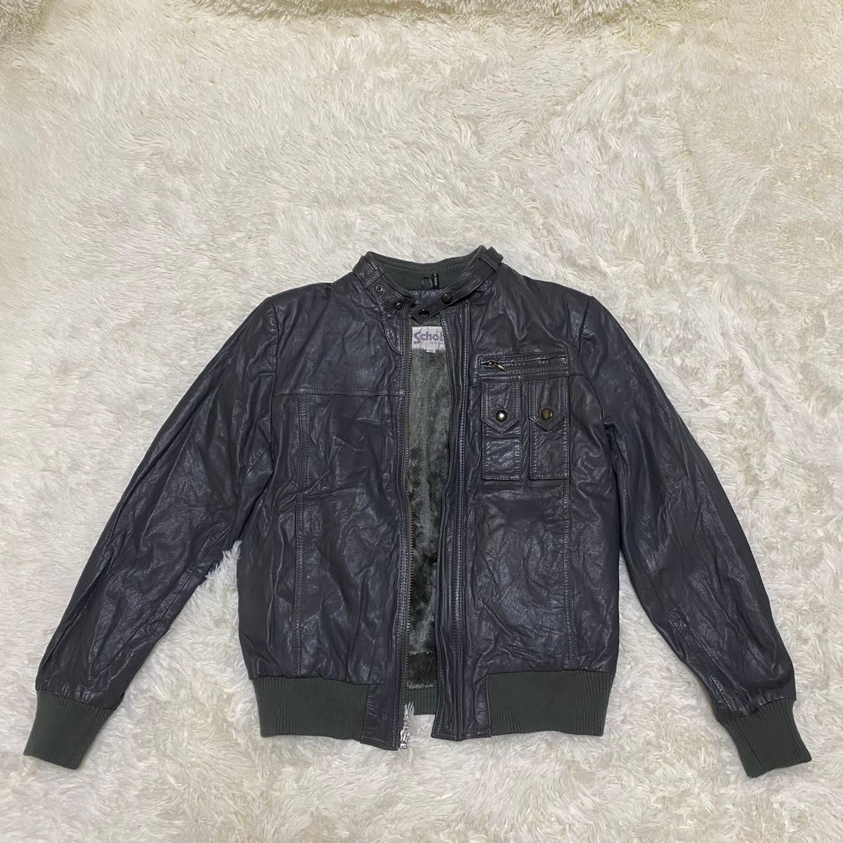 極美品/入手困難✨ショット シングルライダース レザージャケット