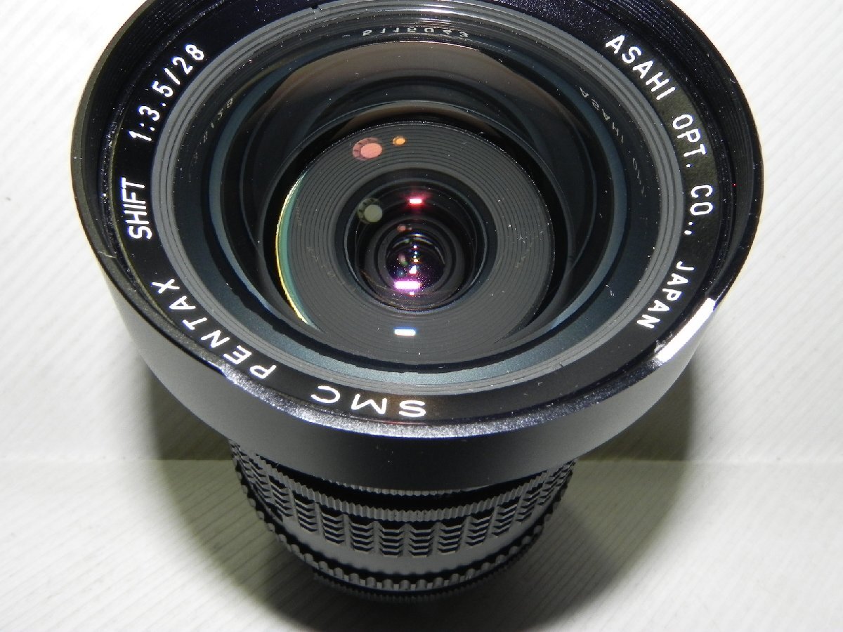 PENTAXカメラレンズ SMC ペンタックス・シフト 28㍉・F3.5 PENTAX