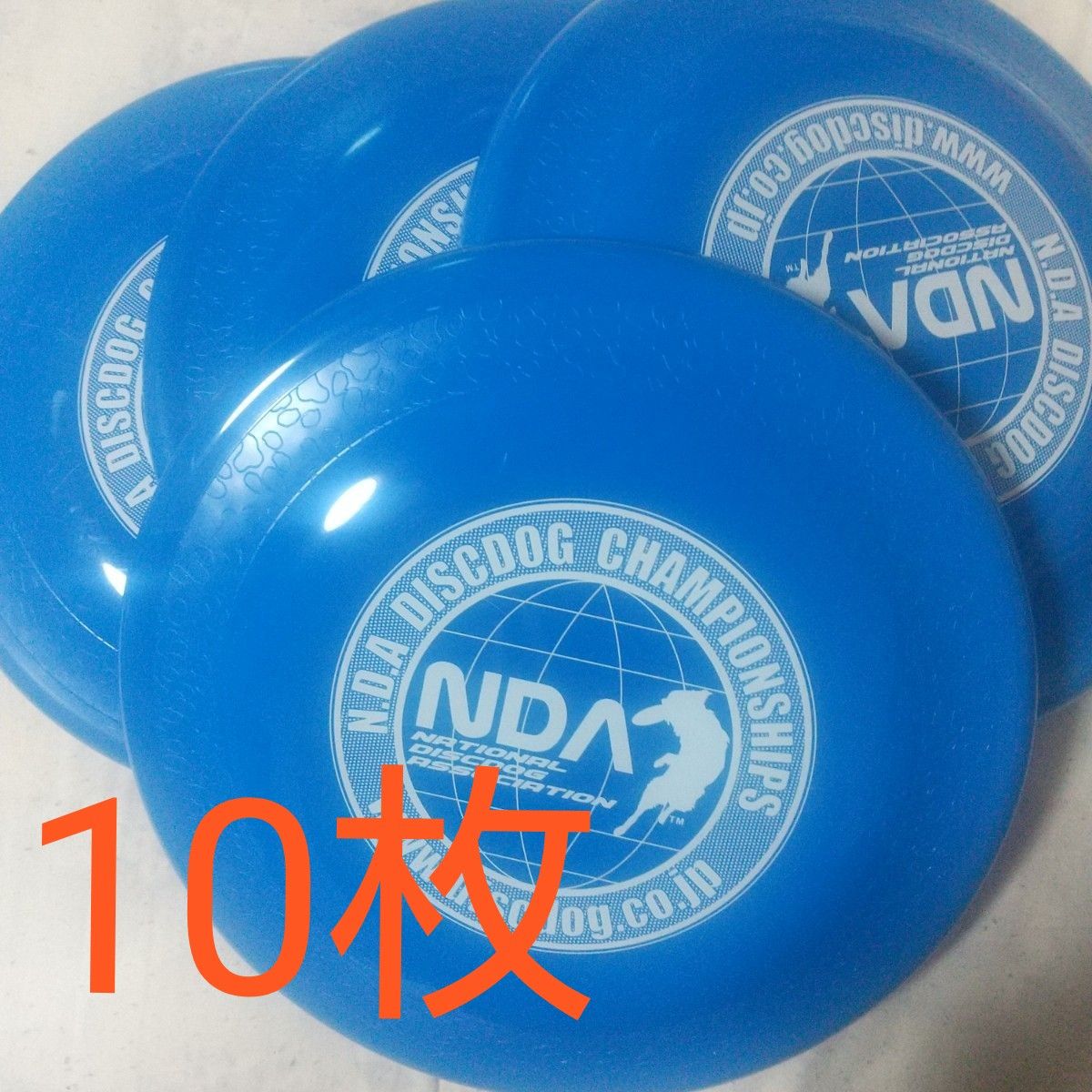 2枚 青 フライングディスク ディスク NDA フリスビー JFA PLYZ