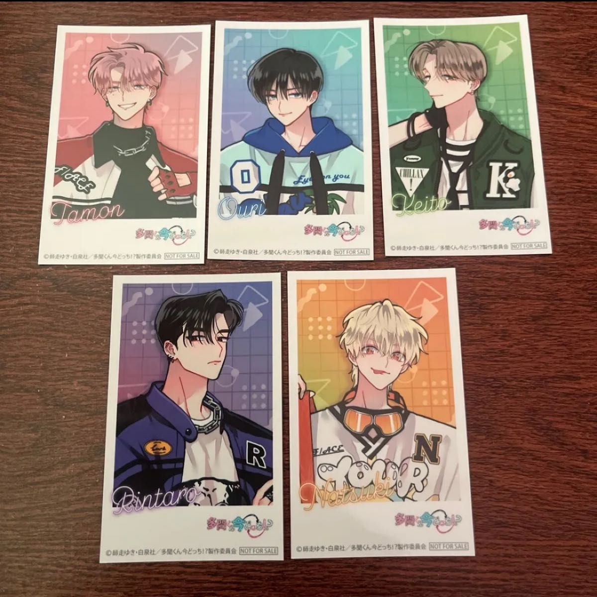 多聞くん今どっち CD Eyes on You アニメイト特典 ミニフォトカード 5