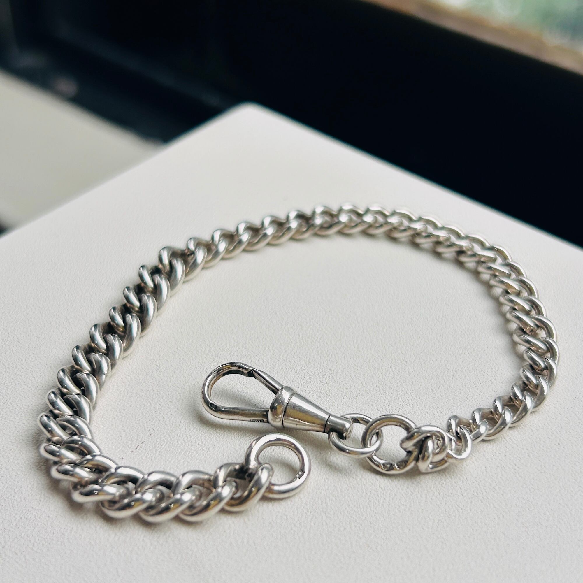 Special 60's フランス製 シルバー800 IDブレスレット 蟹刻印 Special