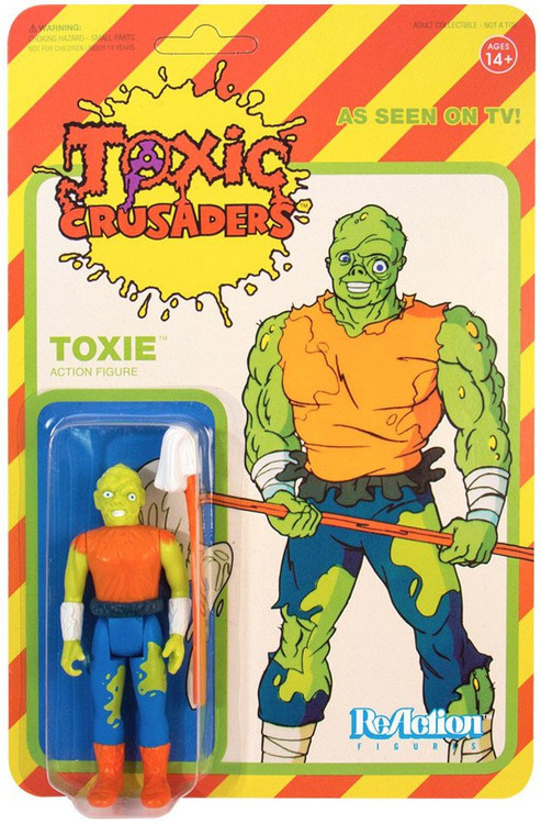 Toxic Crusaders ReAction Toxic Avenger 3.75 Action Figure Toxic