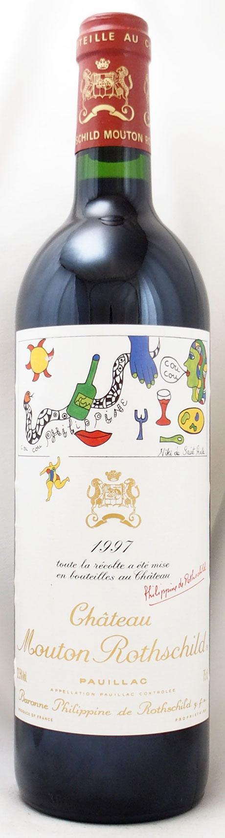 送料無料】1997年 シャトー ムートン ロートシルト CHATEAU MOUTON