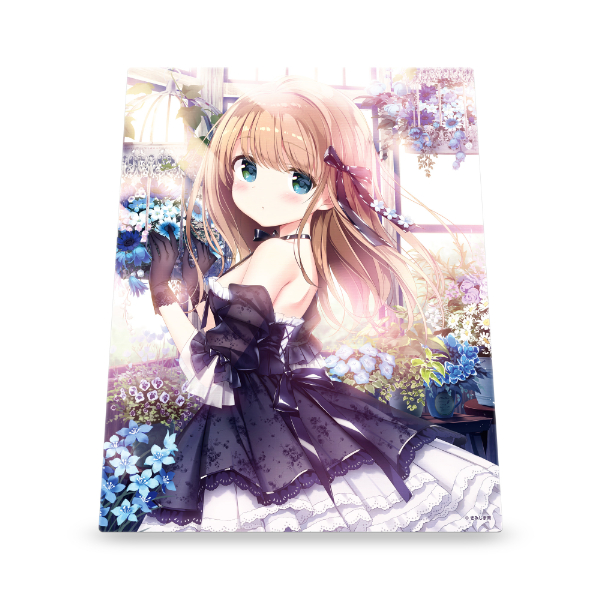 F6キャンバスアート・『きみしま青』05咲希【blue garden