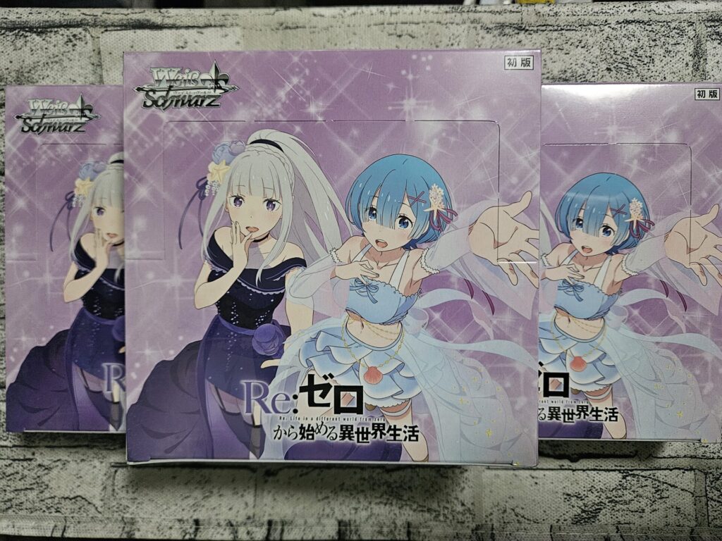 ヴァイス リゼロ Re:ゼロから始める異世界生活 vol.3 未開封カートン