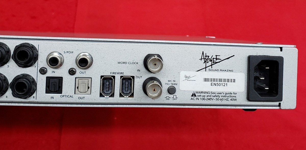 Ensemble Apogee Firewire Audio Interface - For Parts/Repair - Free
