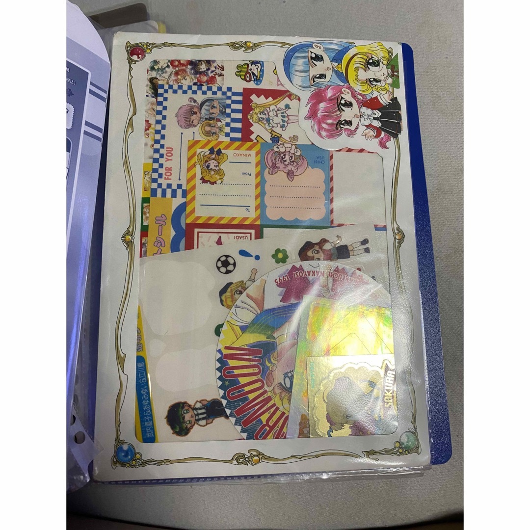 セーラームーン シール クリアファイルセット ブックマーカー