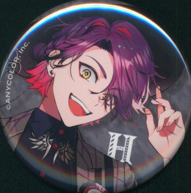 にじさんじ ART OF NIJISANJI 箔押し缶バッジ 渡会雲雀 にじさんじ ART