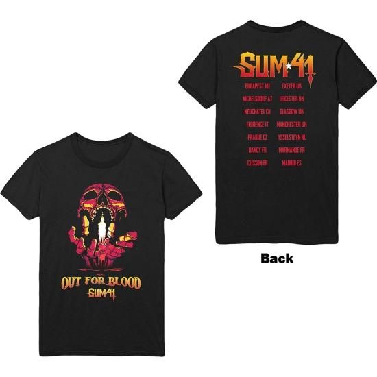 サム41 Tシャツ SUM41 OUT FOR BLOOD,ロックTシャツ,公式,バンドT