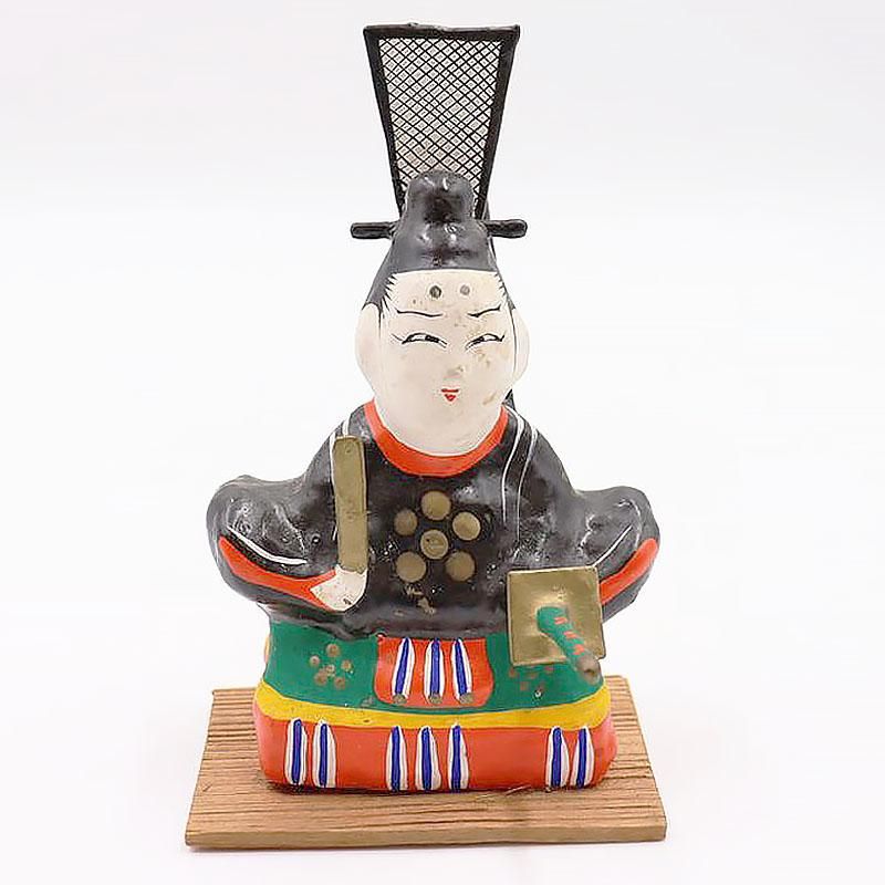 置物・オブジェ 天神さま 三春張子 昭和初期 14cm