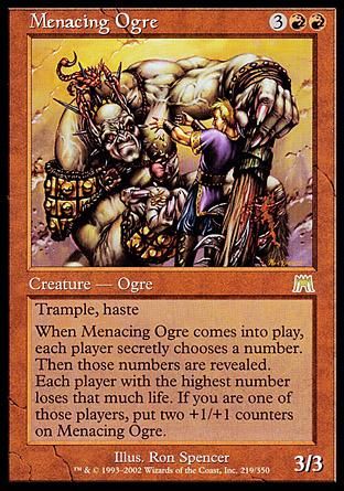 MTG foil 脅迫するオーガ MTG foil 脅迫するオーガ Foil】《脅迫する