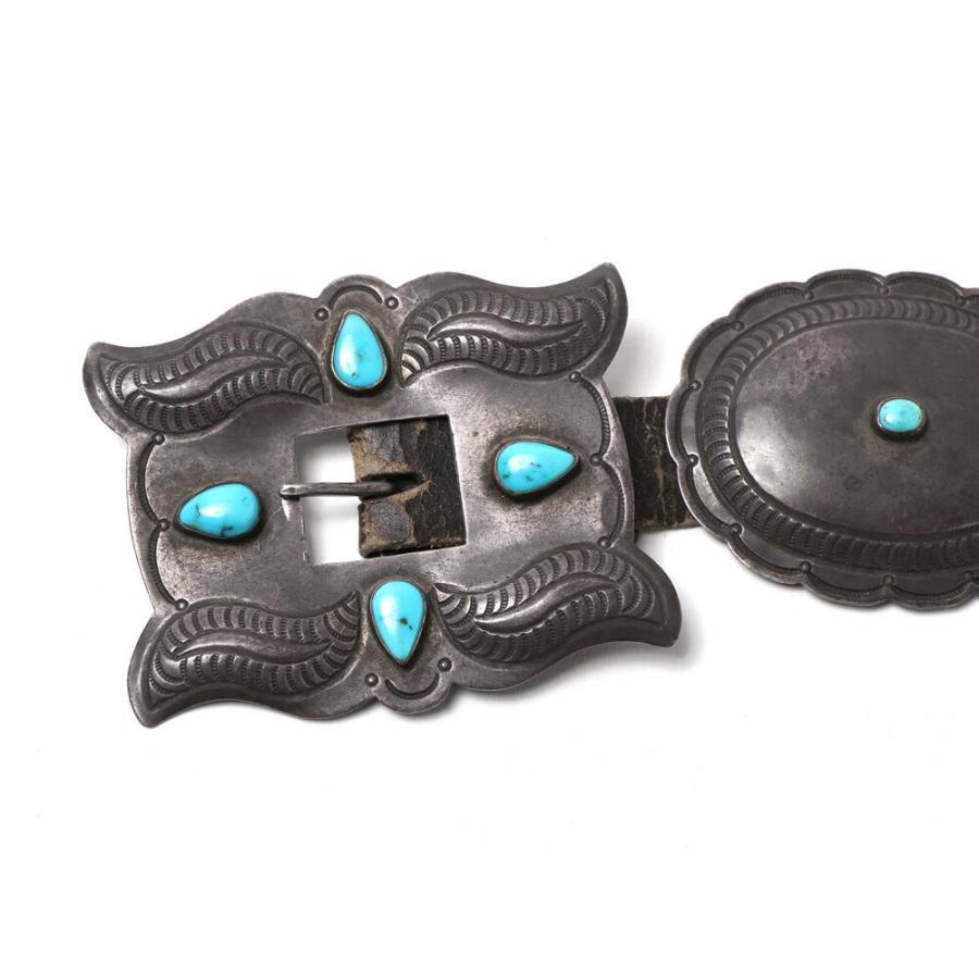 NAVAJO（ナバホ） 1940's NAVAJO VINTAGE CONCHO BELT ビンテージ