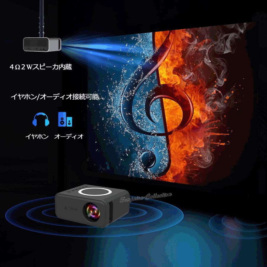 プロジェクター 小型 ワイヤレスミラーリング モバイルプロジェクター