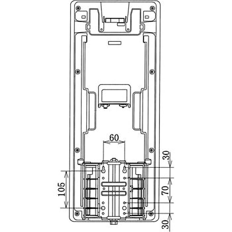 UAH261(W) アンテナ 屋外用 UHF平面アンテナ 地上デジタル 中電界・弱