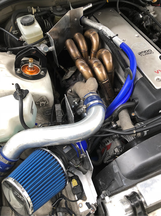 ステンレス製80mmダイレクト サクションパイプJZX100/JZX110