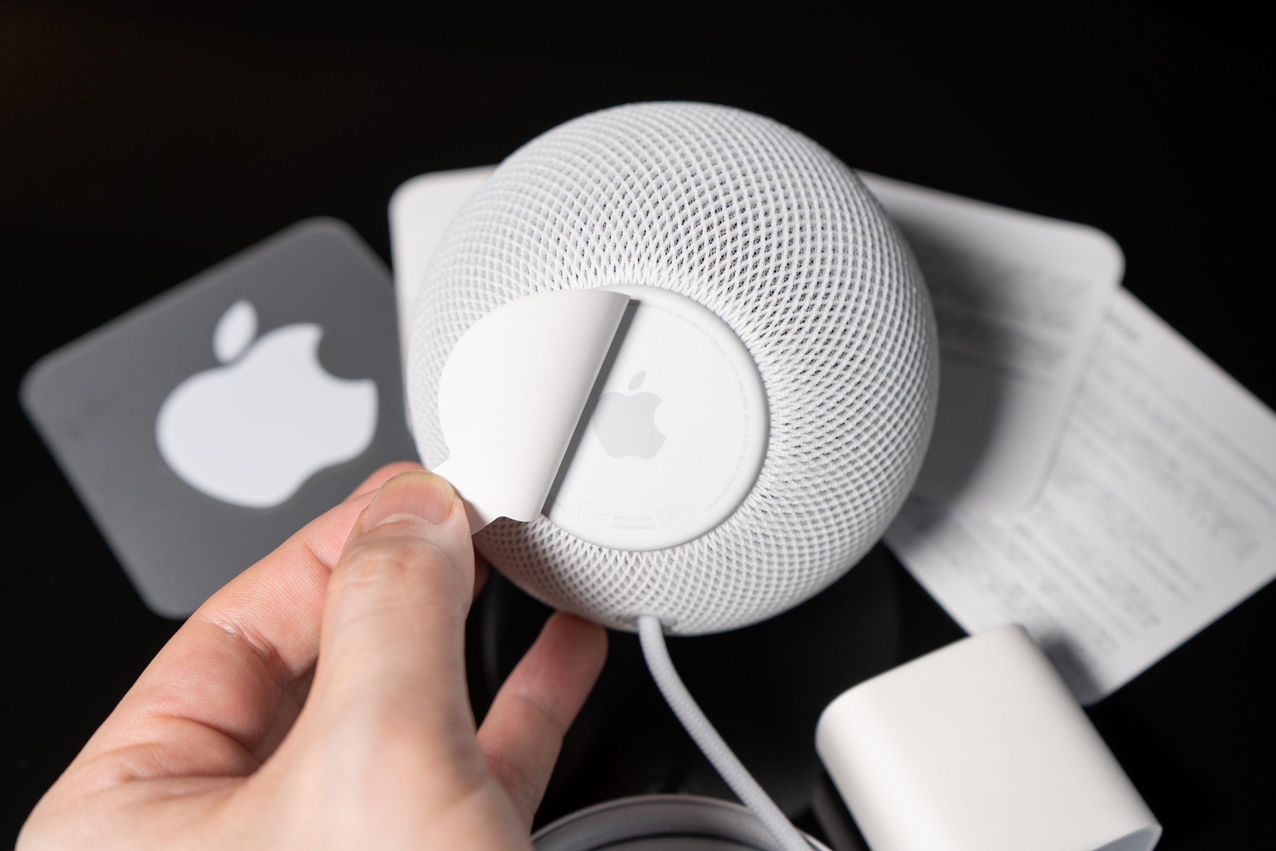 開封レビュー】AppleのスマートスピーカーHomePodmini！小さいのに