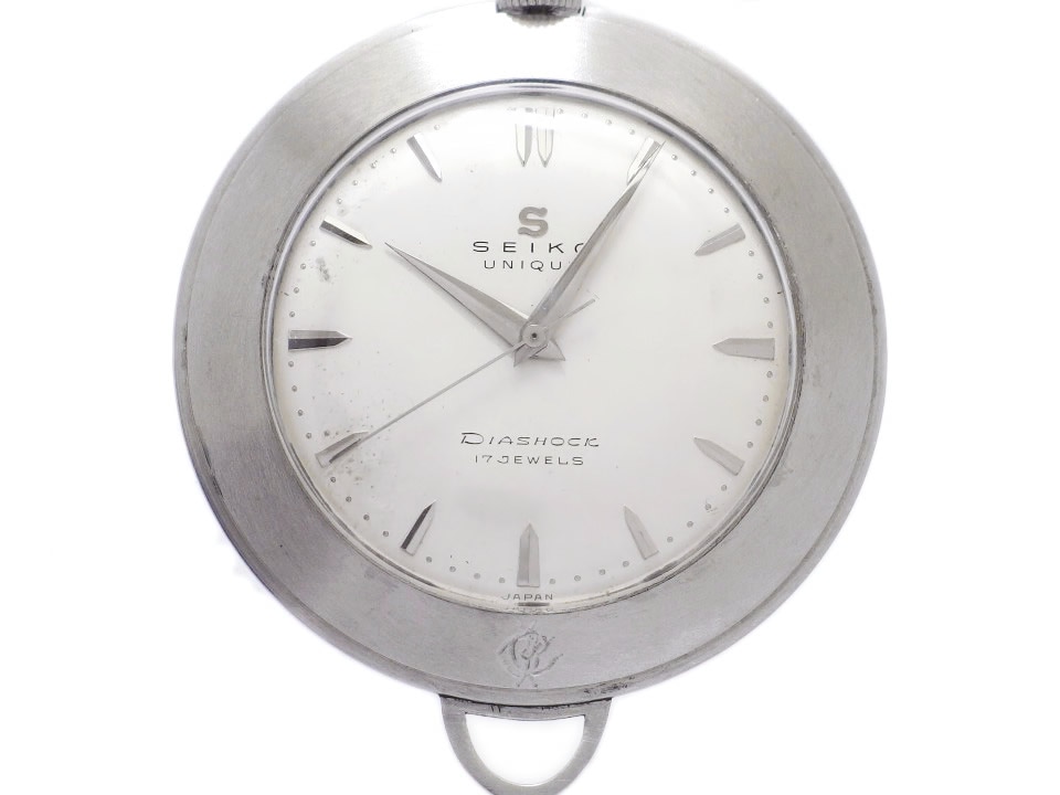 セイコー ユニーク ゴルフ用ポケットウォッチ 14050AU 17石 手巻 OH済