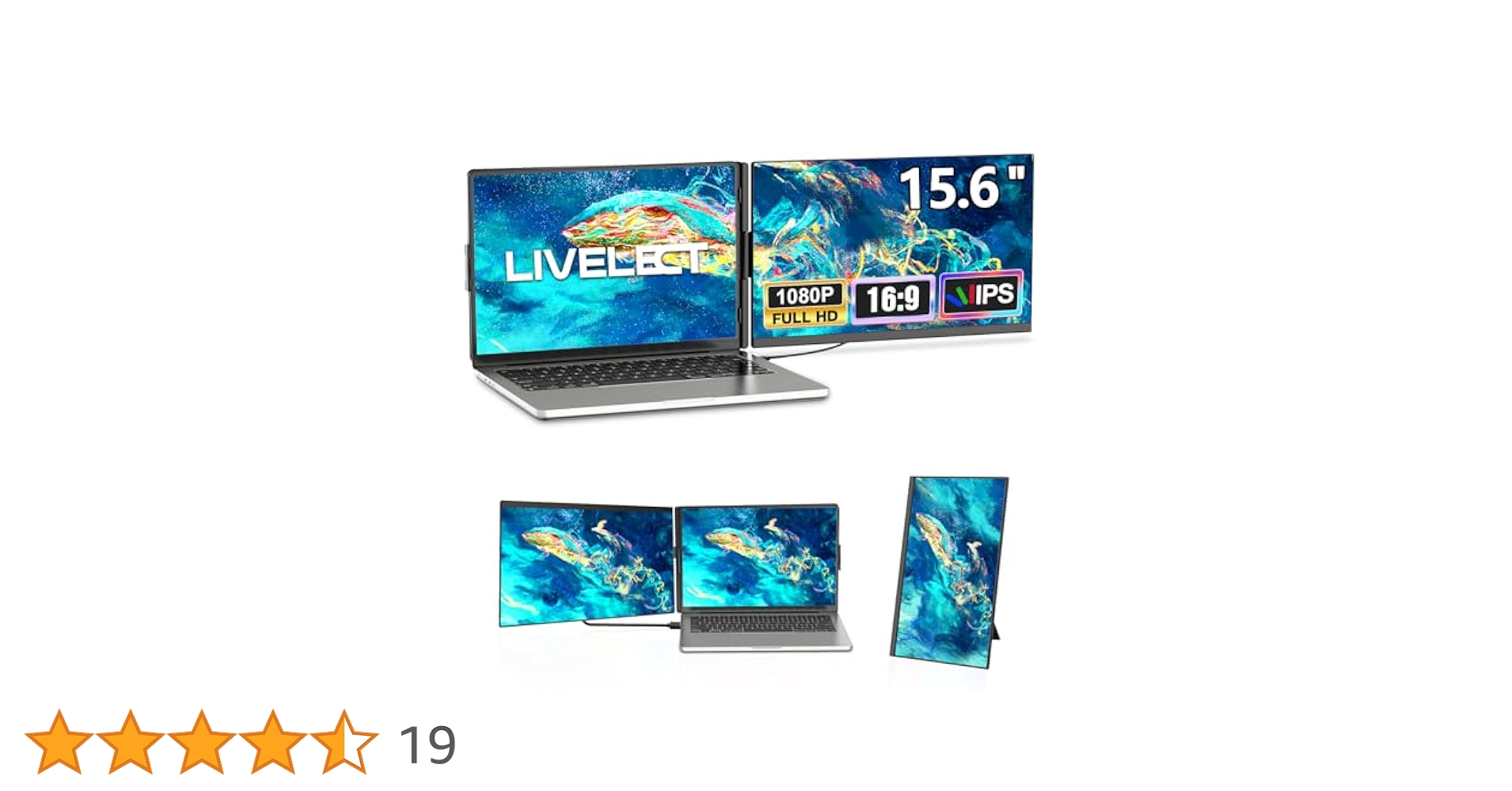 MT-VIKI 15.6インチトリプルモニター 本体