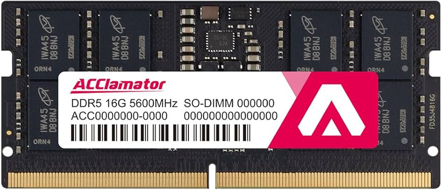 ACClamator32GB DDR5 5600MHz DIMM メモリ Acclamator DDR5 RAM 32GB
