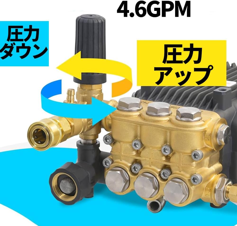 Amazon.co.jp: Kareyouエンジン高圧洗浄ポンプ 高圧洗浄ポンプ 5000PSI