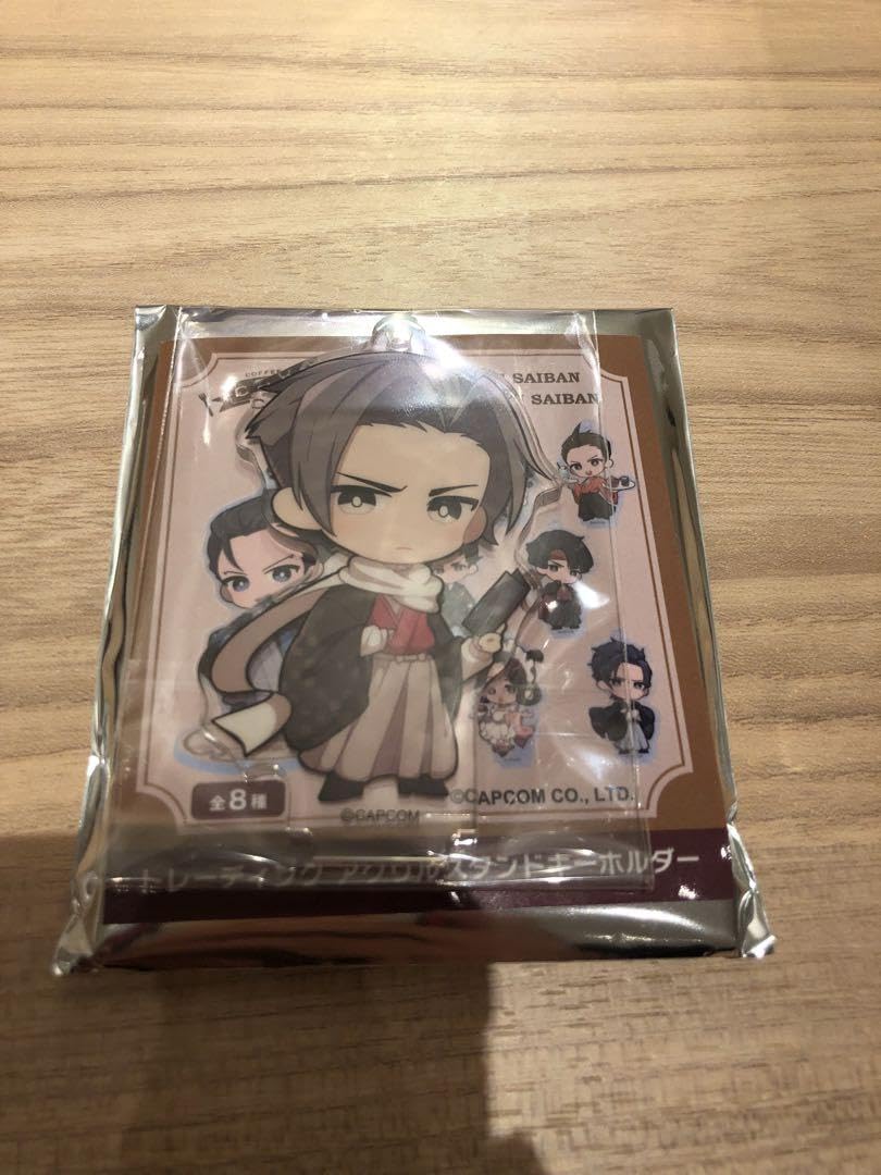逆転裁判 御剣怜侍 アクリルスタンドキーホルダー カプコンカフェ 3弾