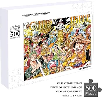 Amazon.co.jp: ワンピース/ONE PIECE 500/1000ピース 木製パズル 減圧