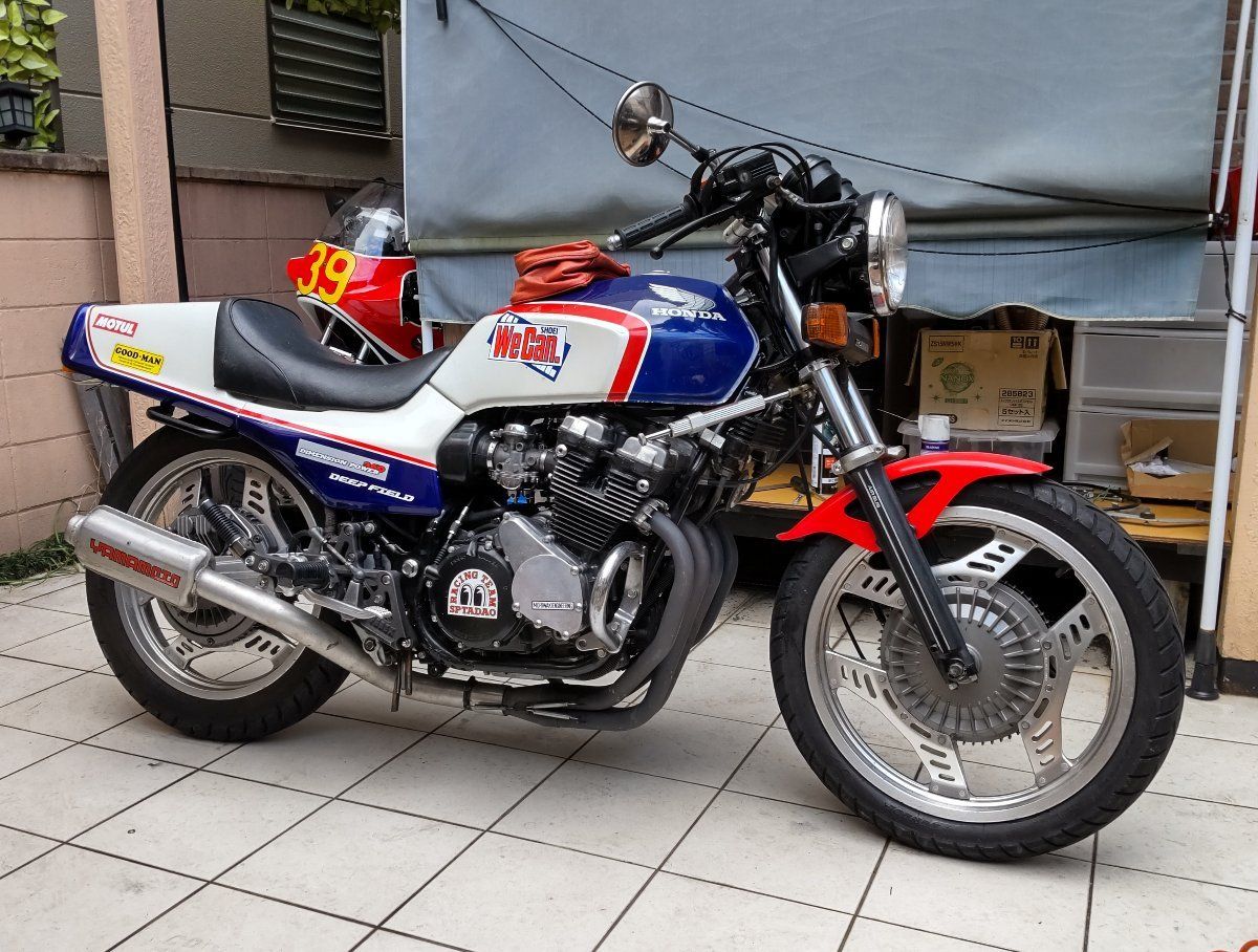 □ステー付 CBX400F 販売 CBX550F CBR400F ヨシムラ m1832 □ステー付