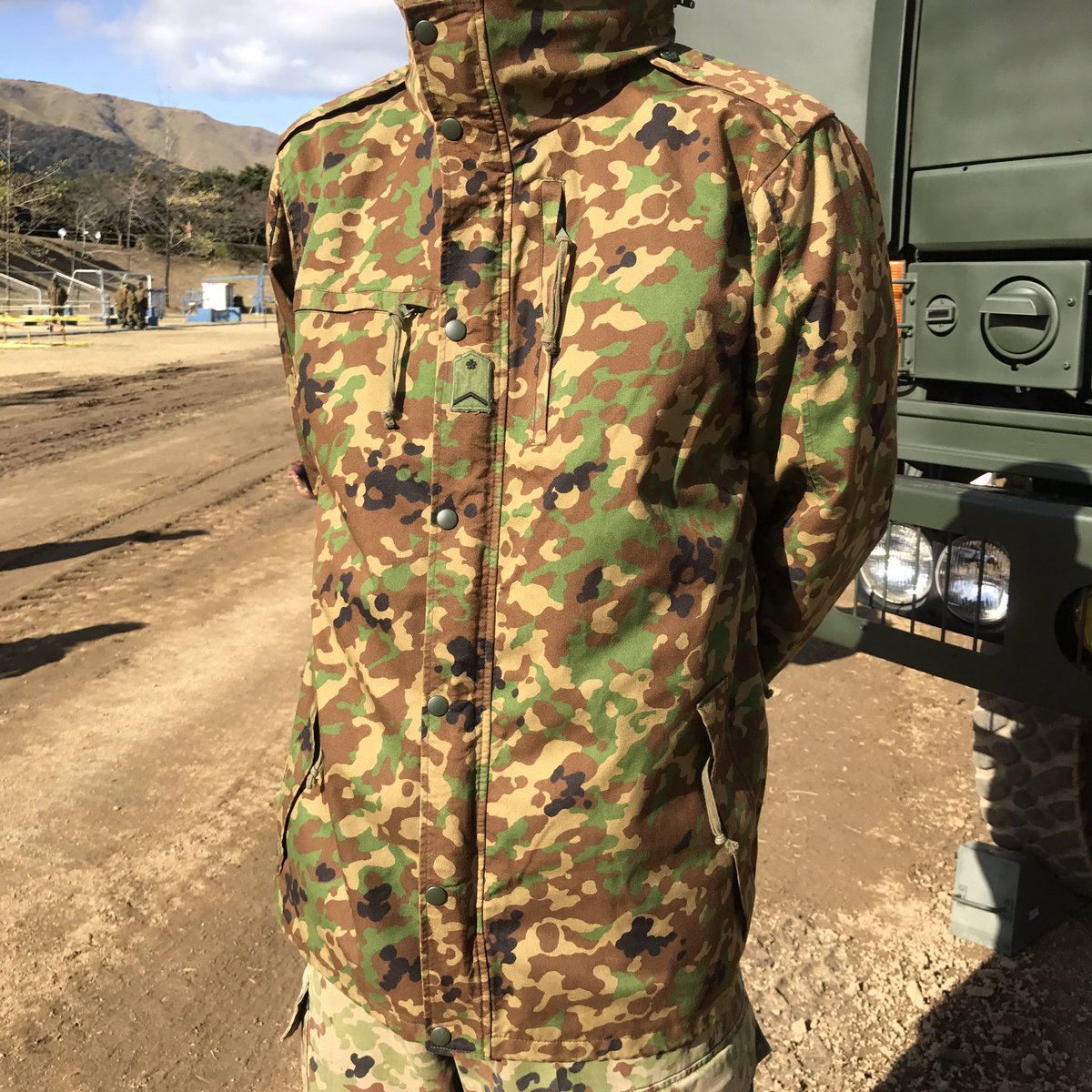 5B 防寒着 上着 防寒 戦闘 外衣 外被 陸上自衛隊 自衛隊 陸自 迷彩服