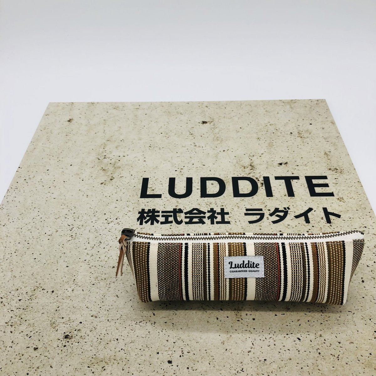 ボートペンケース カフェラテ LUDDITE/ラダイト on X