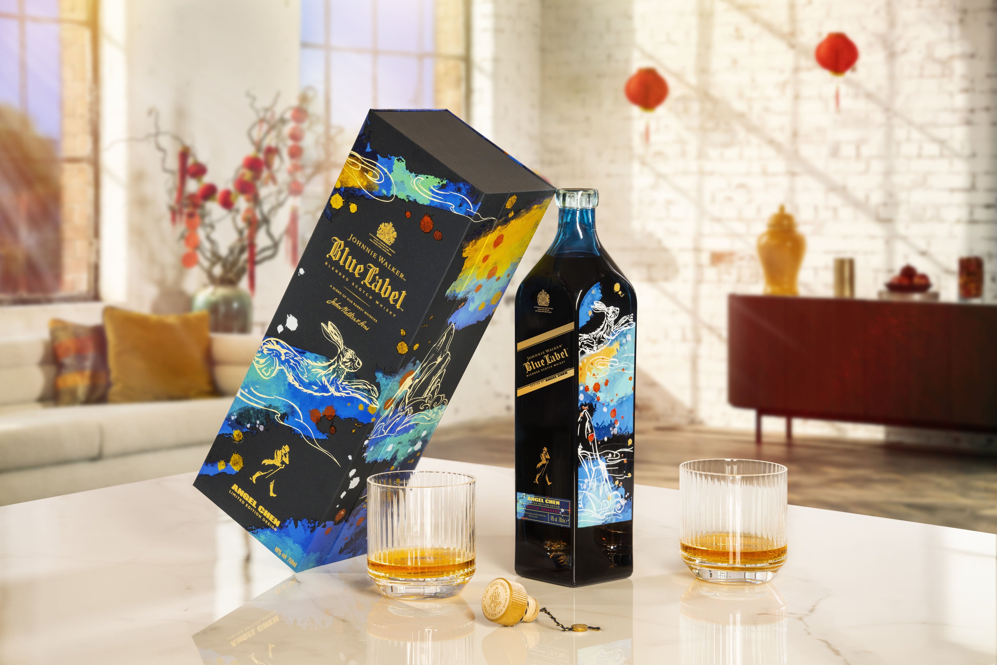 ジョニ青】 ジョニーウォーカー Johnnie Walker 青ラベル BLUE LABEL