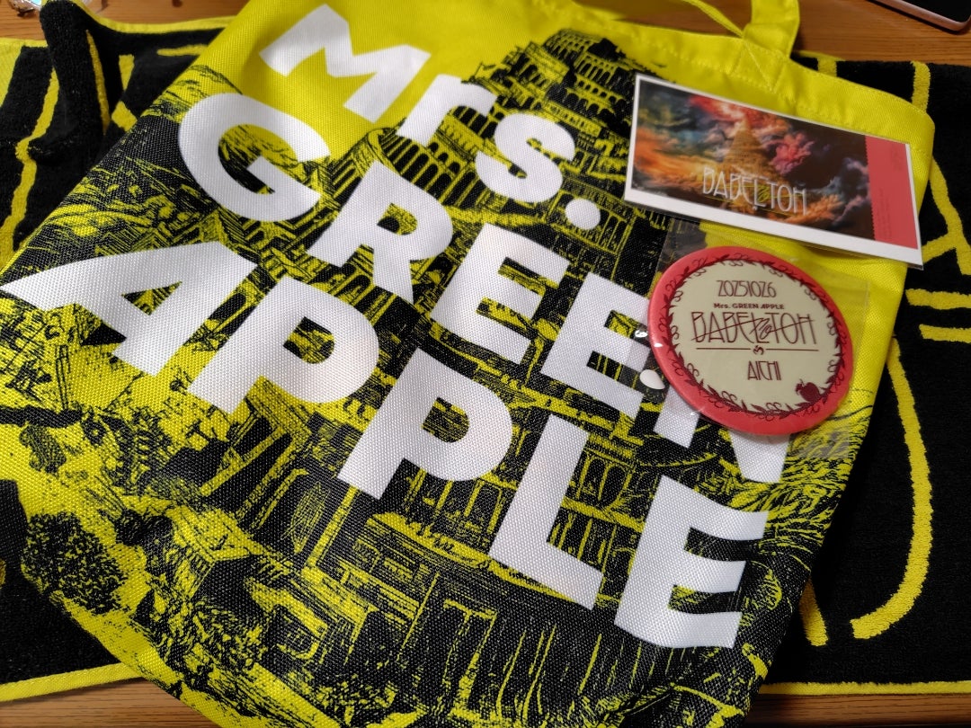 Mrs. GREEN APPLE バベルの塔 特典 ミセス ライブバベルの塔】ミセス