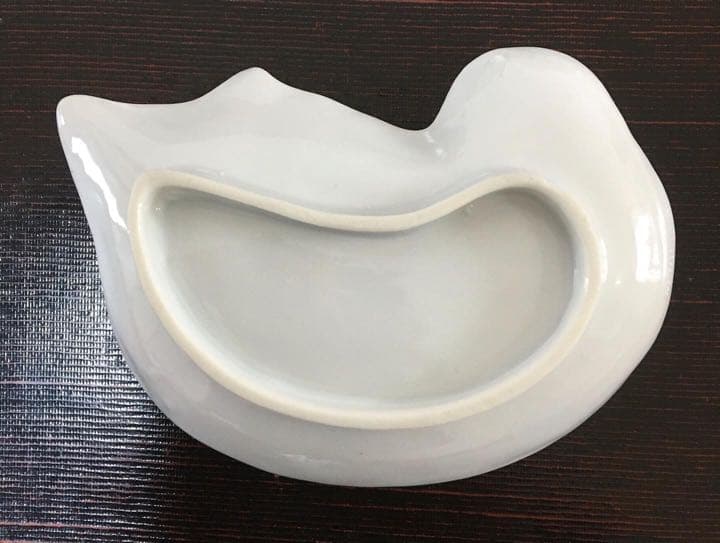 鳩形 皿 アンティーク