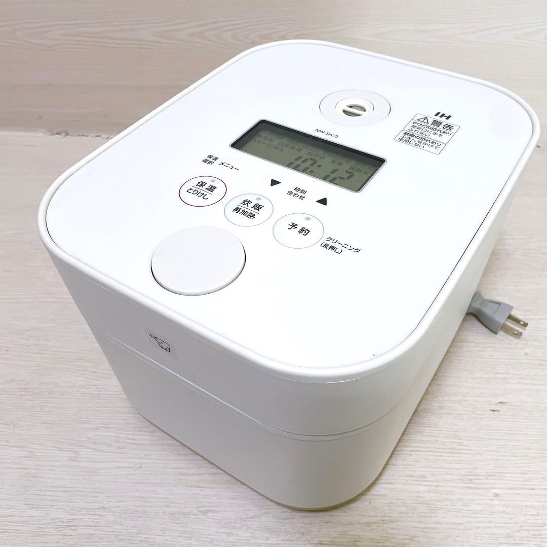 美品 STAN 象印 炊飯器 NW-SA10 ホワイト5.5号炊き 2022年製 STAN. stan 象印 炊飯器 NW-SA10-WA ホワイト 5.5合炊き IH炊飯ジャー