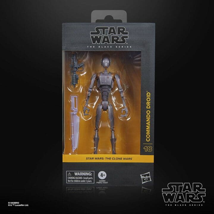 スターウォーズ ブラックシリーズ 6インチ クローンウォーズ コマンドードロイド