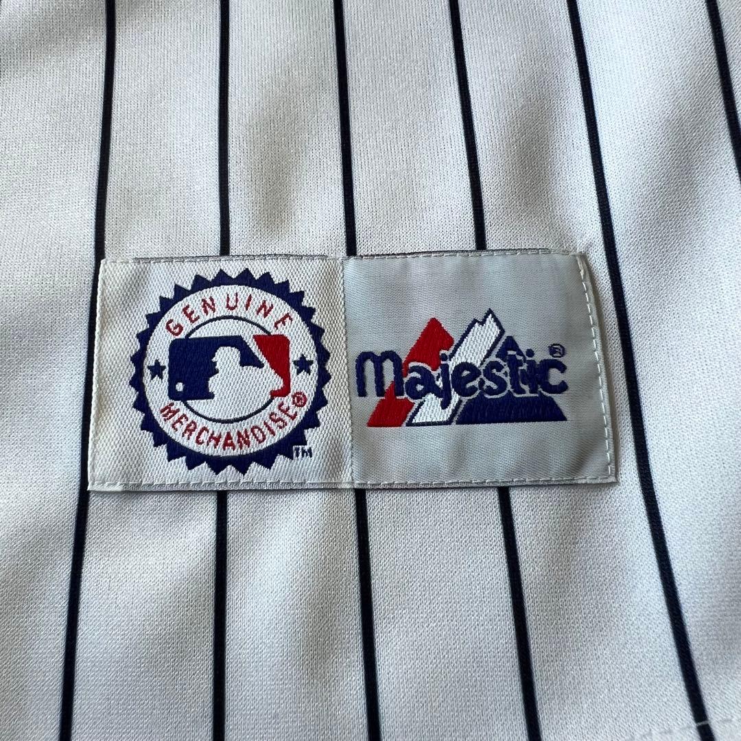 usa製、松井秀喜#55】Majestic MLBヤンキースゲームシャツ野球