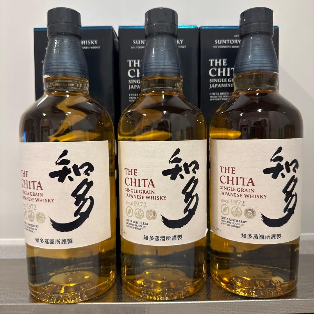 THE CHITA シングルグレインウイスキー 3本セット　知多 サントリーウイスキー「知多」3本セット ／ お酒 シングルグレーン