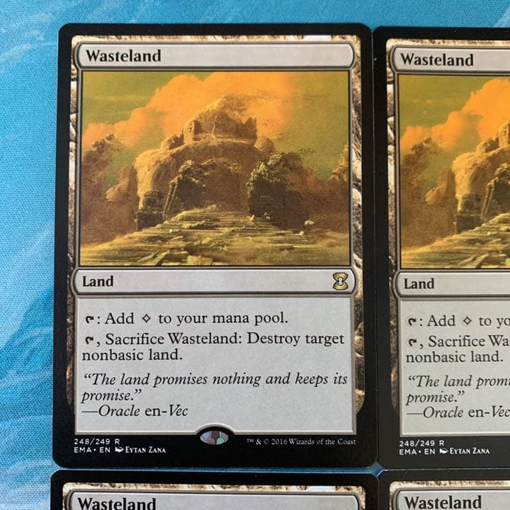 MTG 4枚 不毛の大地