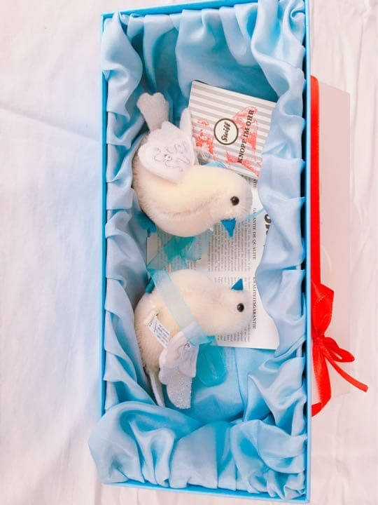 Steiff/SWAROVSKI幸せの青い鳥 ペアぬいぐるみ【ドイツ限定品！】 Steiff/SWAROVSKI】ドイツ限定品！幸せの青い鳥 ペアぬいぐるみ Steiff