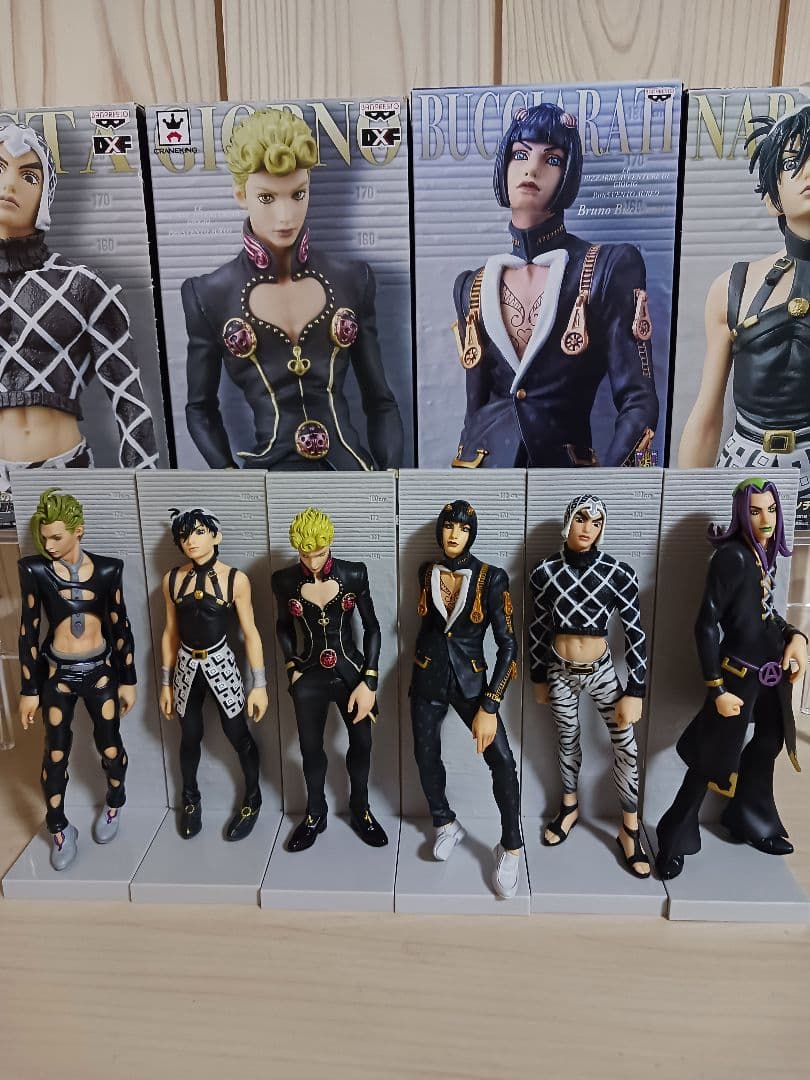 ジョジョ ブチャラティチーム(ブラック) フィギュア6体セット