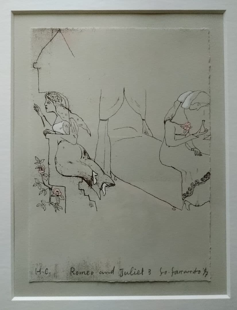 oy山本容子さんの銅版画 ロミオとジュリエット3 自筆サイン 限定HC 非売品 oy山本容子さんの銅版画 ロミオとジュリエット3 自筆サイン 限定HC