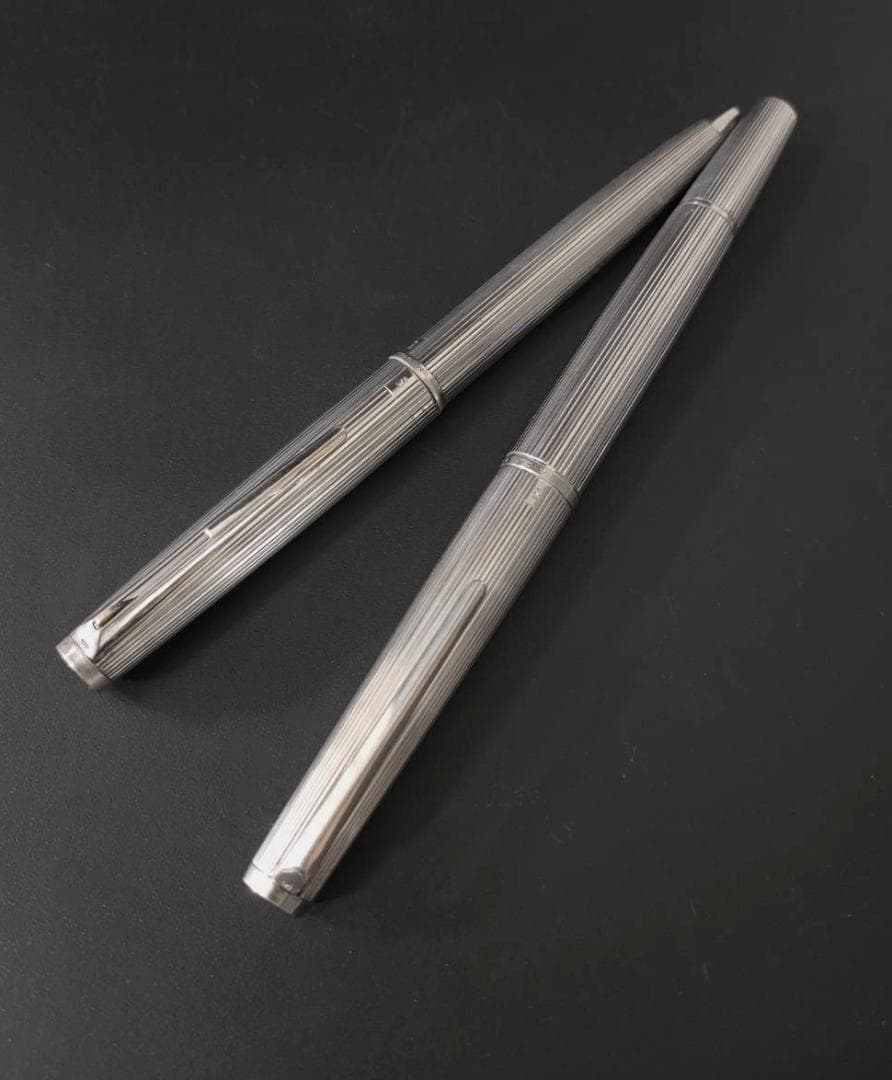 良品 モンブラン 925シルバー 1266 万年筆 1866 ボールペンセット モンブラン 1866 Ball Point 925 Silver - モンブラン｜Pen Cluster