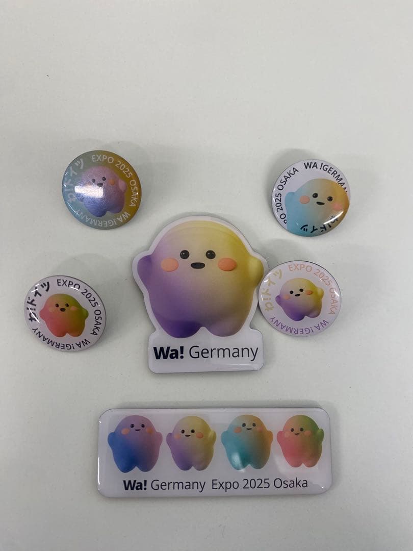 大阪関西万博 EXPO 2025 ドイツ　サーキュラー　ピンバッジ　マグネット EXPO2025 大阪関西万博 ドイツ舘限定 サーキュラーちゃん マグネット